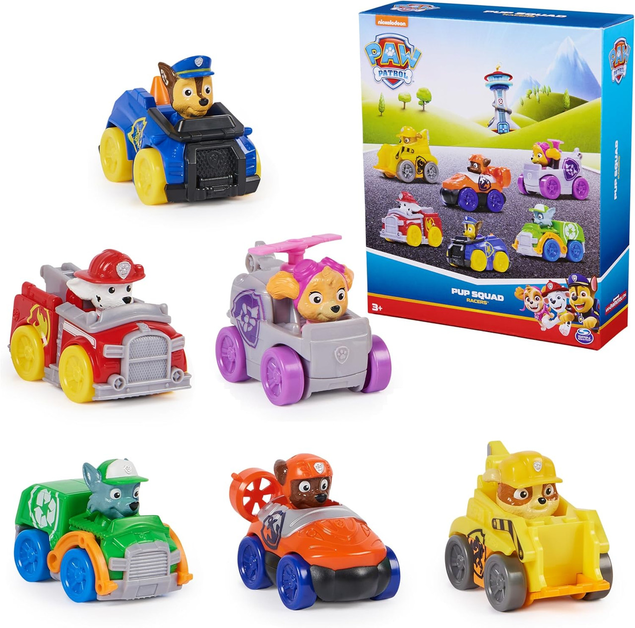 PAW Patrol Pup Squad Racers 6-Pack Gift Set PAW Patrol Pup Squad Racers 6-Pack Gift Set