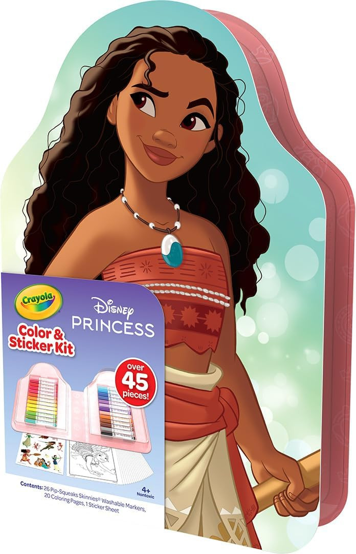 Crayola Disney Princess Colour and Sticker Activity Set