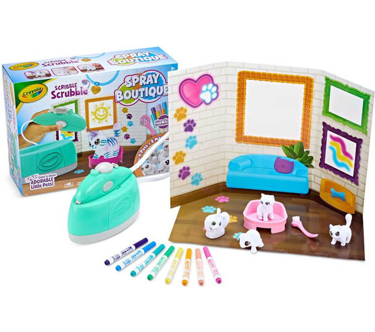 Crayola Scribble Scrubbie Pets Spray Boutique