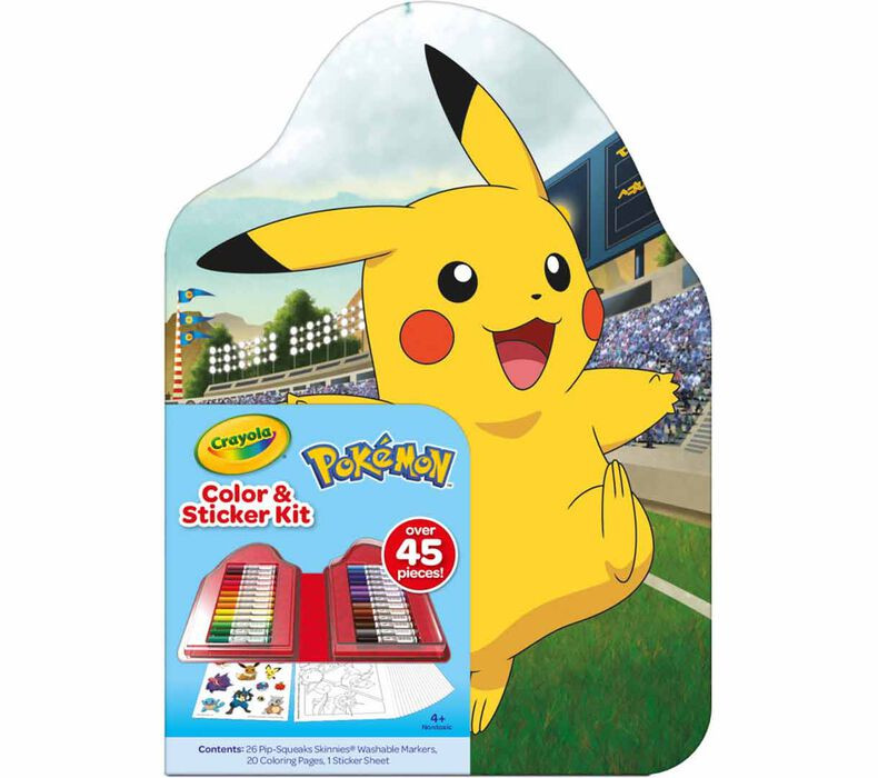 Pokemon Colour & Sticker Kit