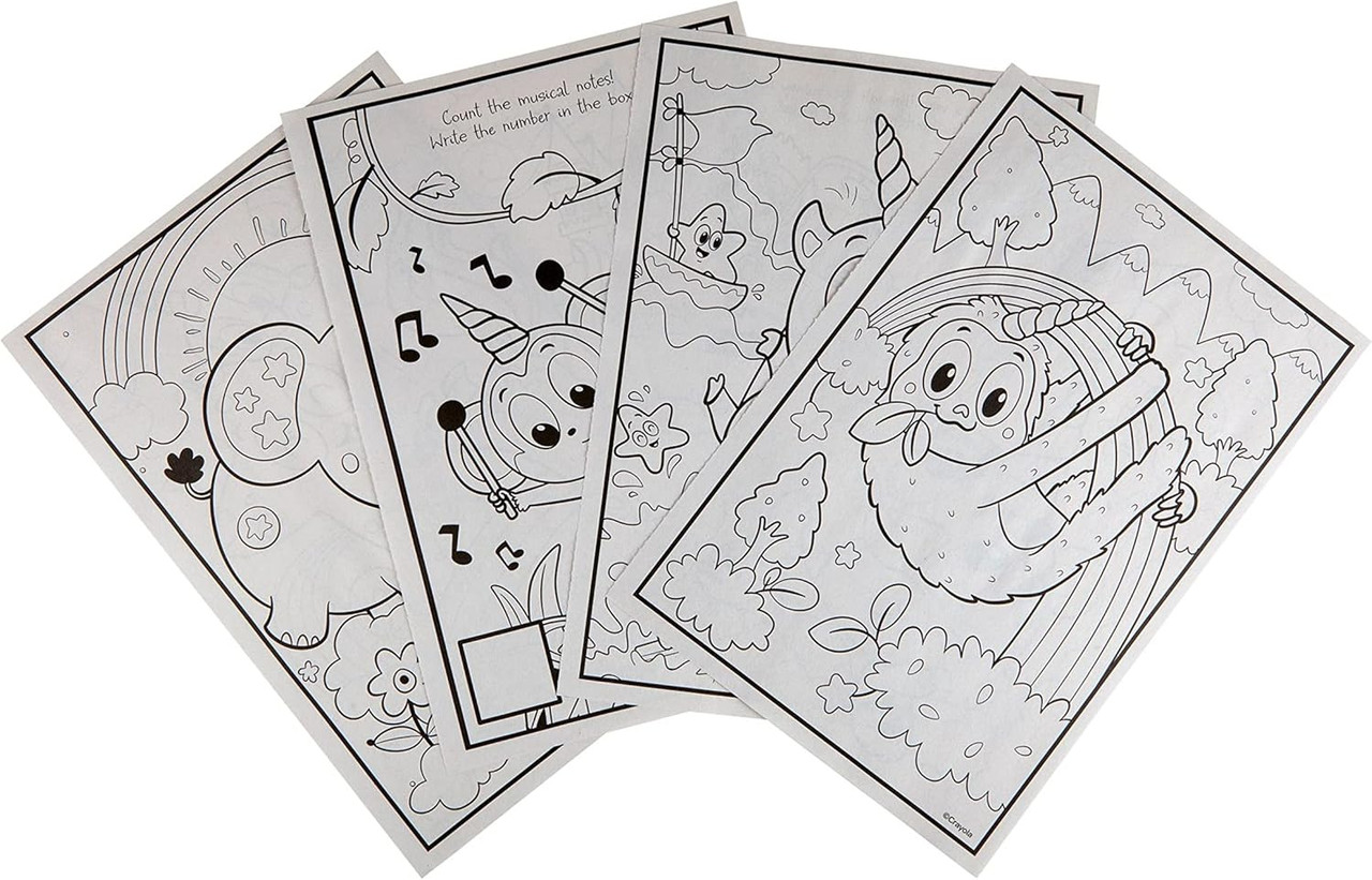 Crayola Uni-Creatures Colouring Book