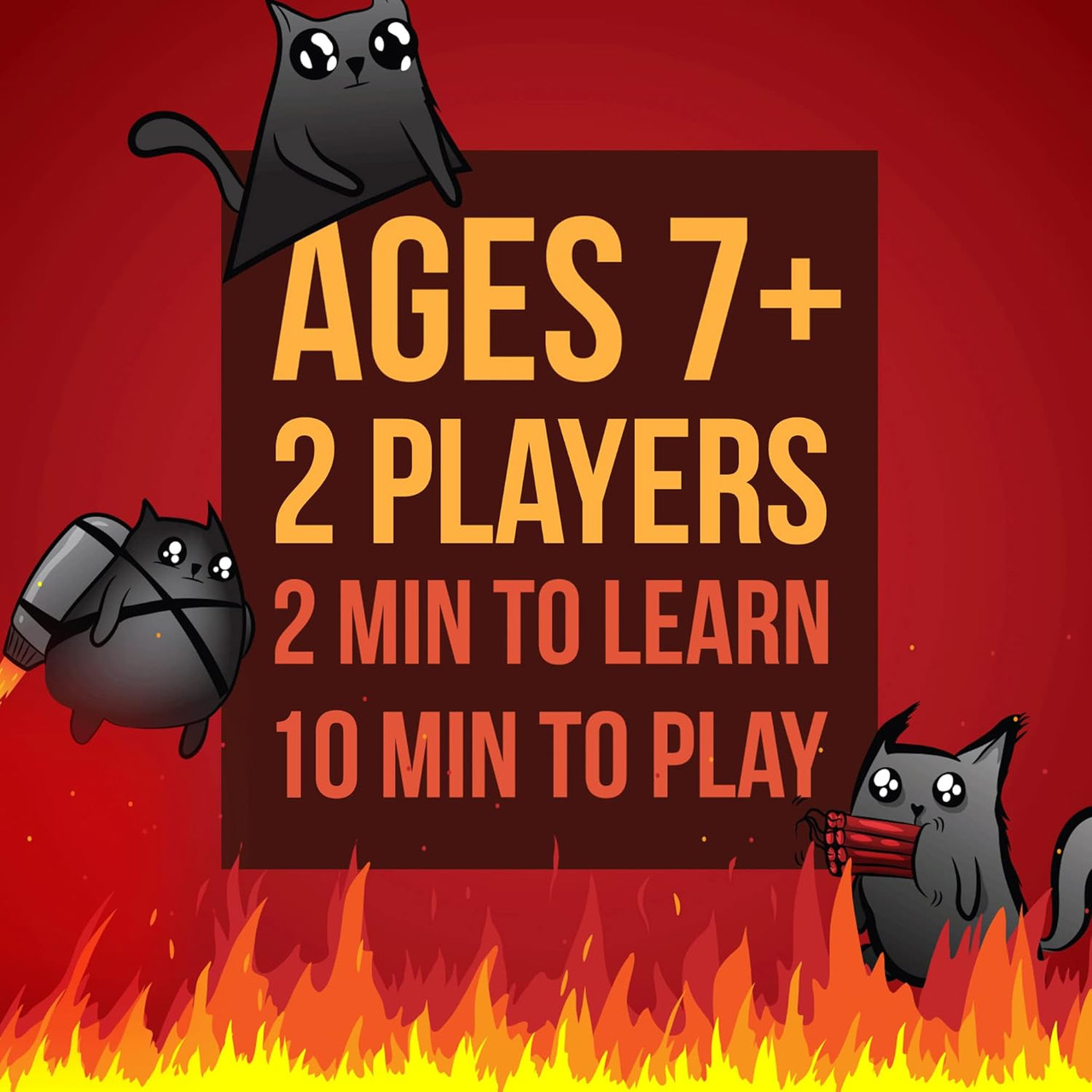 Exploding Kittens Original 2 Player Edition - Hilarious Games for Family Exploding Kittens Original 2 Player Edition - Hilarious Games for Family
