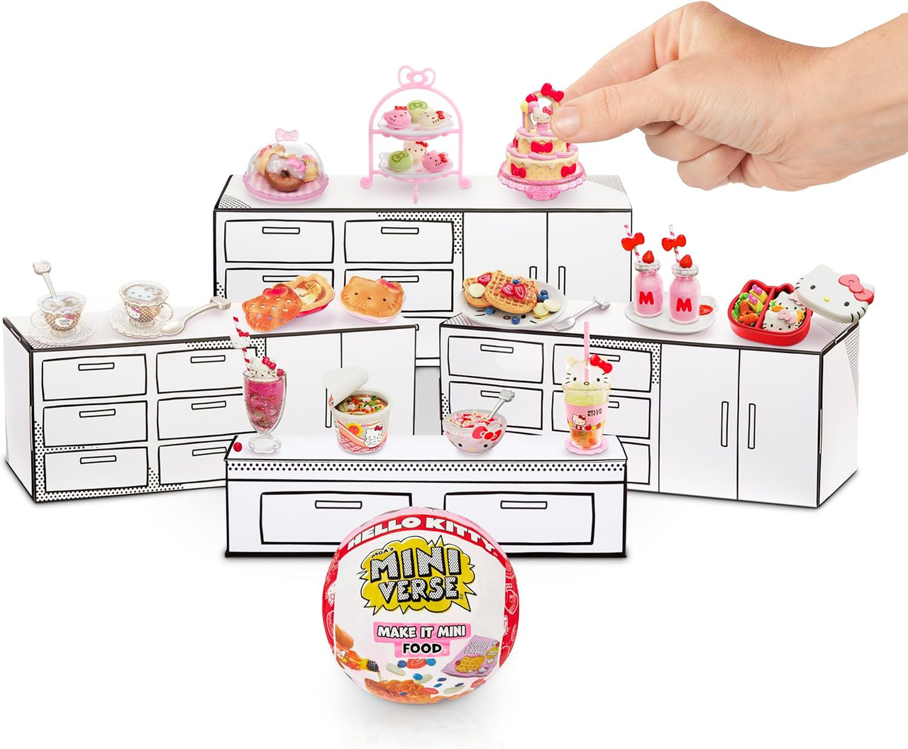 Miniverse Make It Mini Food Hello Kitty Mini Collectibles - Sanrio Miniverse Make It Mini Food Hello Kitty Mini Collectibles - Sanrio
