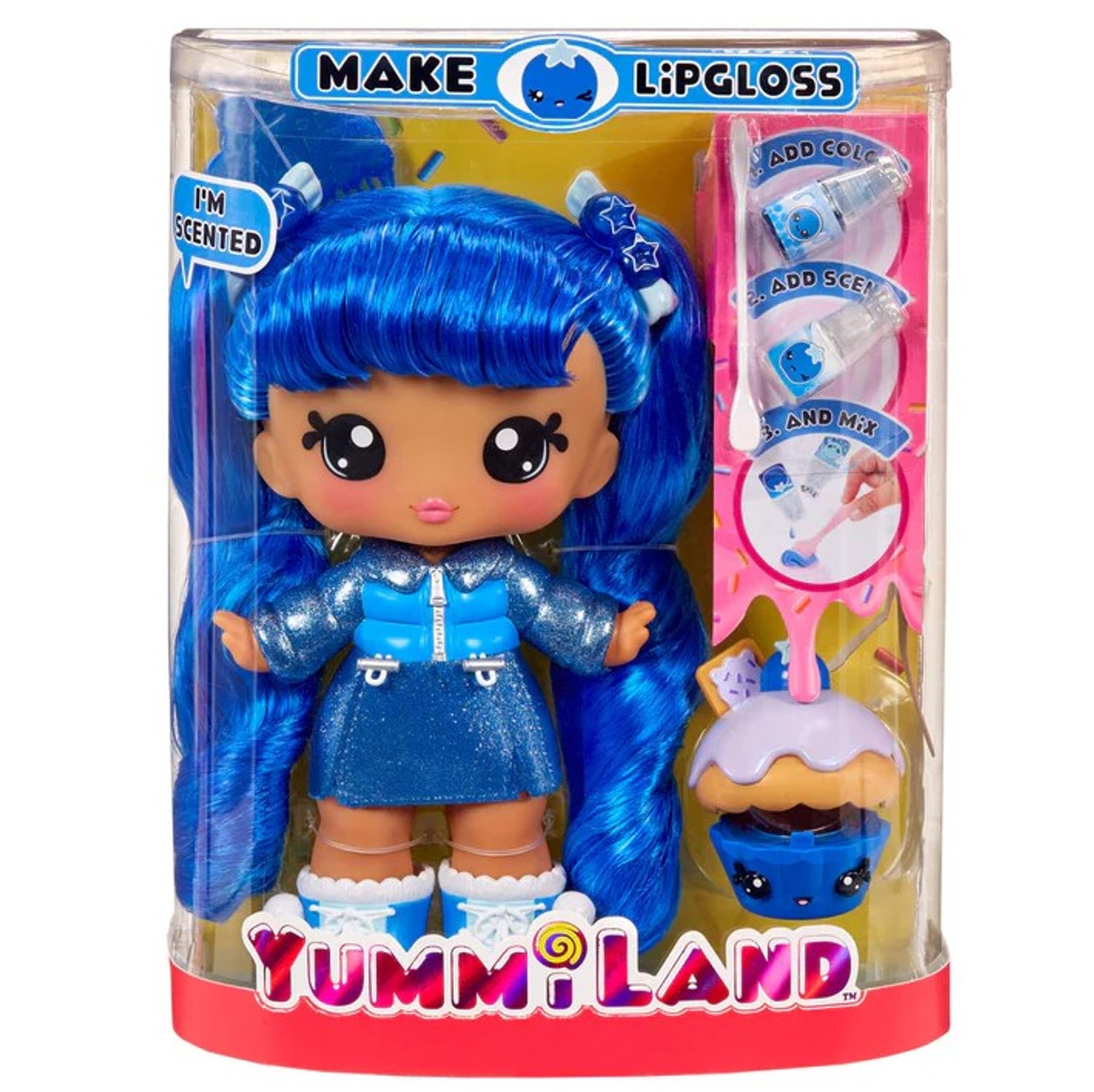 Yummiland Large Doll + Lipgloss Pet