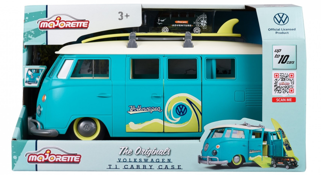 Majorette The Originals Volkswagen T1 Carry Case with 1 Car