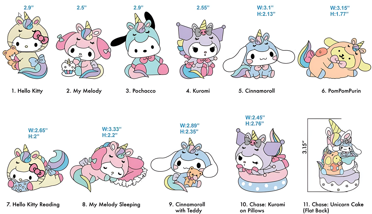 Hello Kitty - 3D PVC Bag Clips Blind Bags Series 4