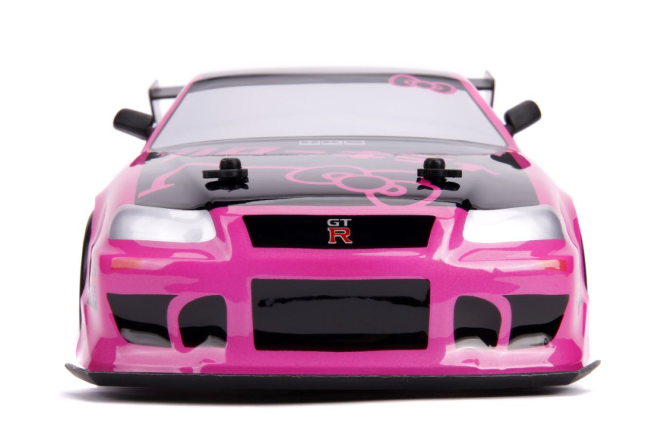 Hello Kitty - 2002 Nissan Skyline GT-R BNR34 1:10 Scale Remote Control Car