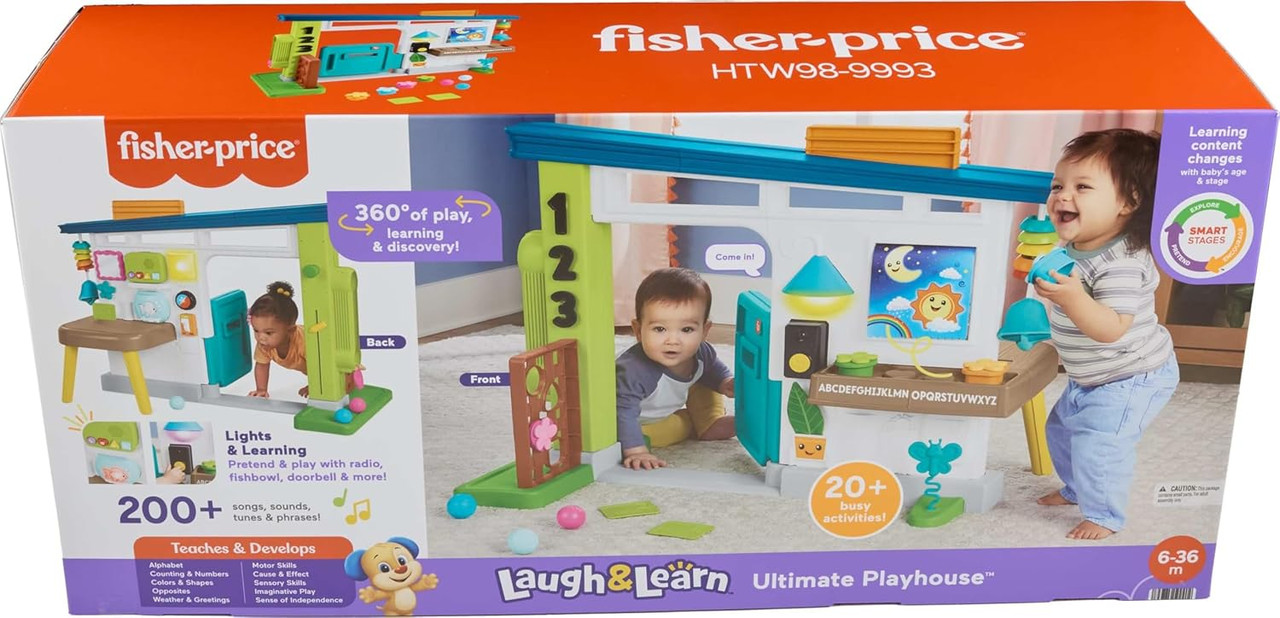 Fisher-Price Laugh & Learn Ultimate Playhouse Baby & Toddler Electronic Learning Toy