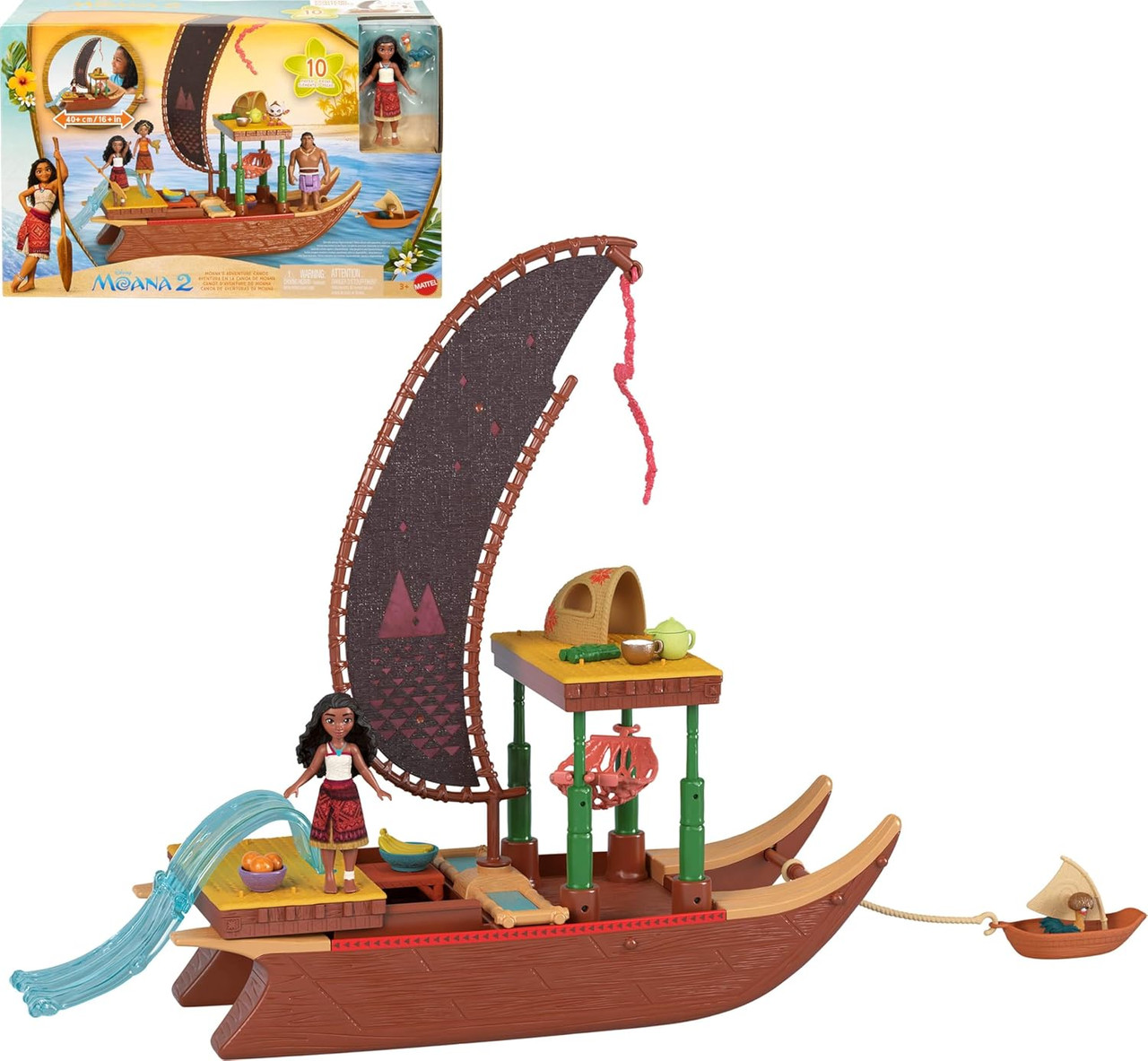 Disney Moana 2 Moana's Adventure Canoe