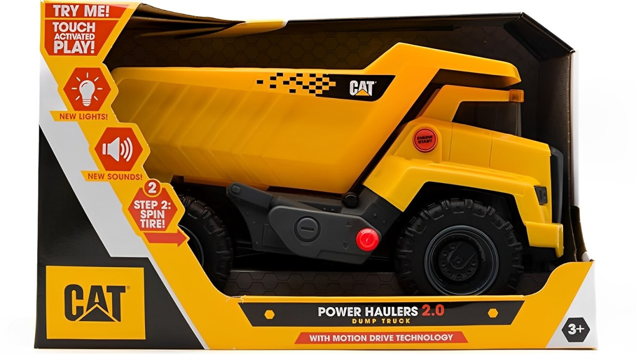 CAT Power Haulers 2.0 Dump Truck 12 inch CAT Power Haulers 2.0 Dump Truck 12 inch