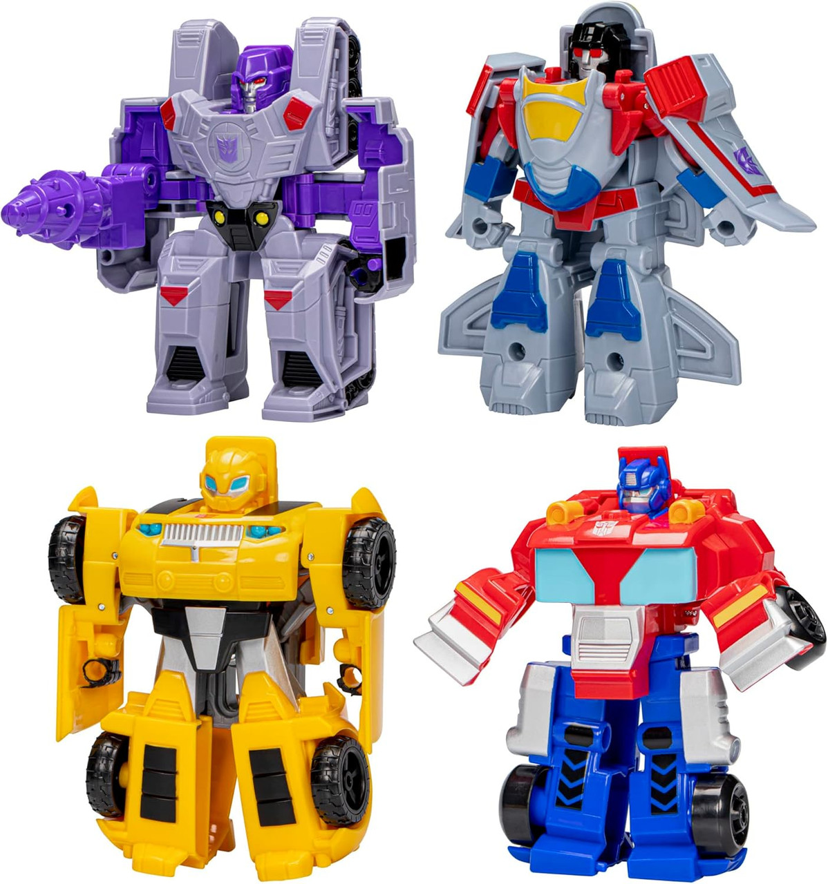 Transformers Toys Heroes vs Villains 4-Pack