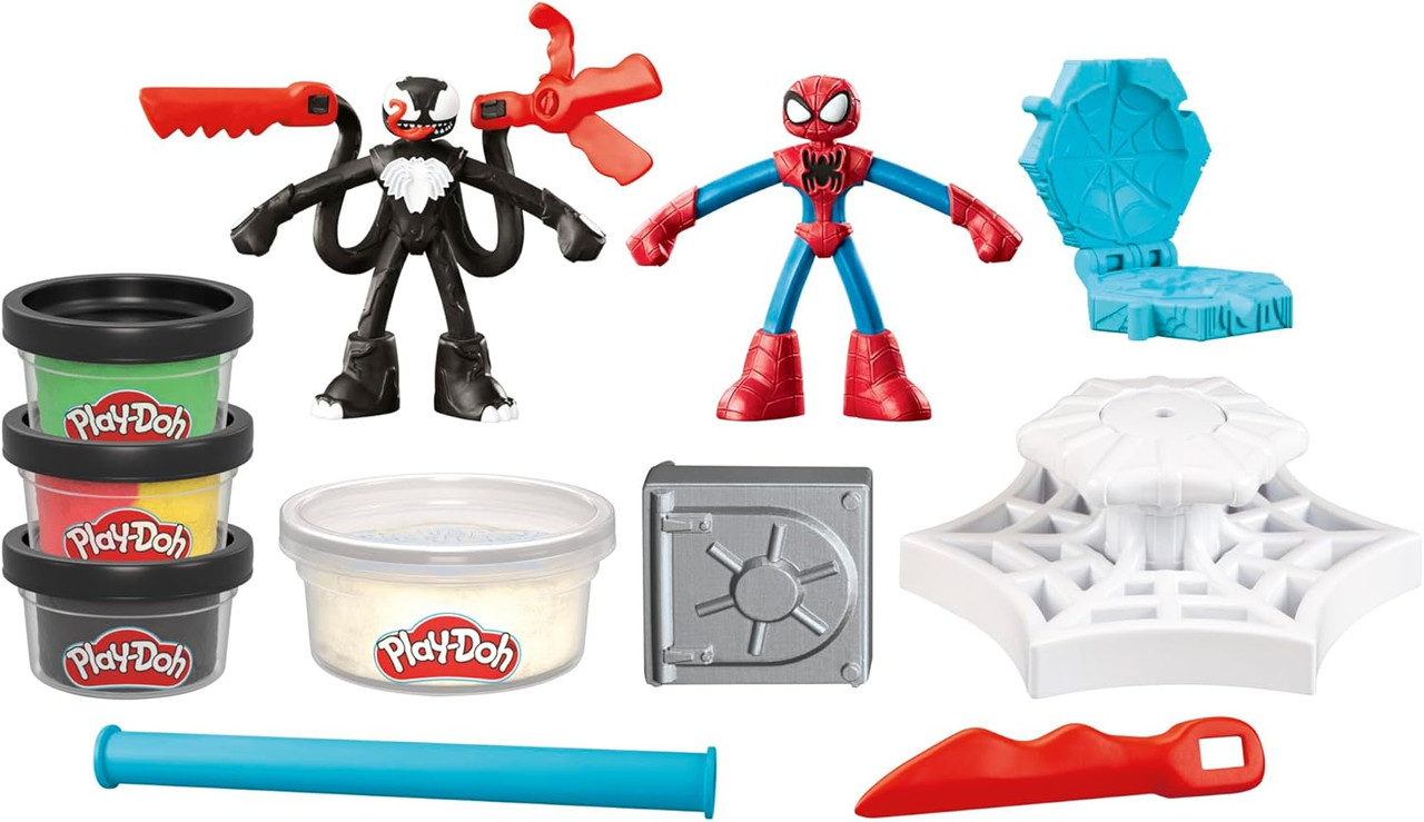 Play-Doh Marvel Spider-Man Launch & Slice Battle Playset