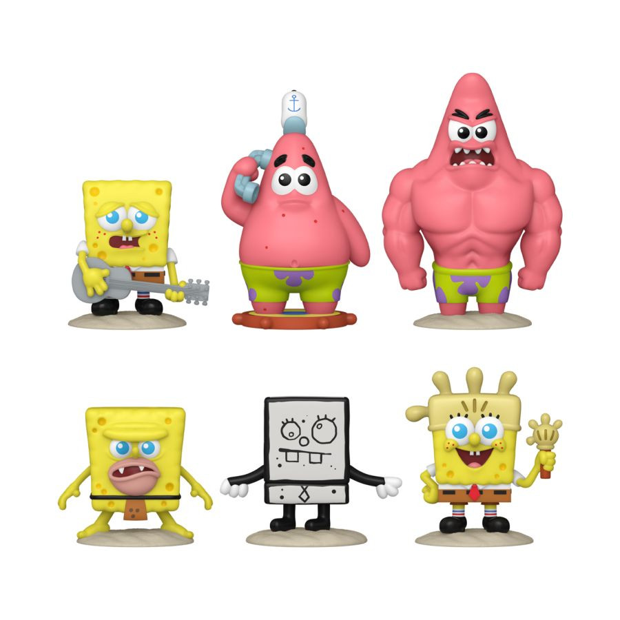 Spongebob: 25th Anniversary - Mini Vinyl Figures