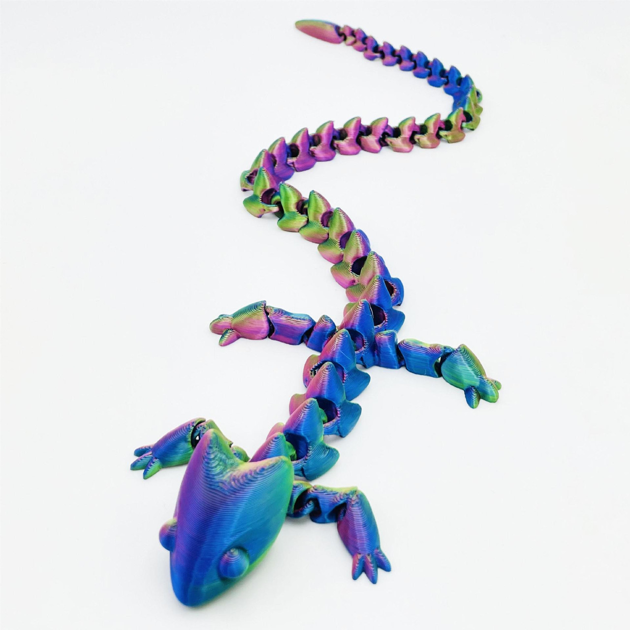 3D Printed Fidget Multicoloured Lizard 3D Printed Fidget Multicoloured Lizard