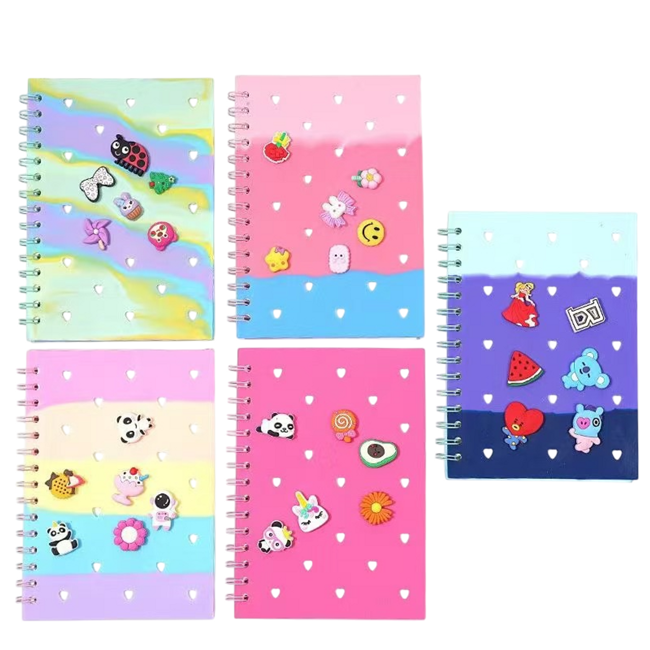 Jelly Notebook With Pop-In Charms