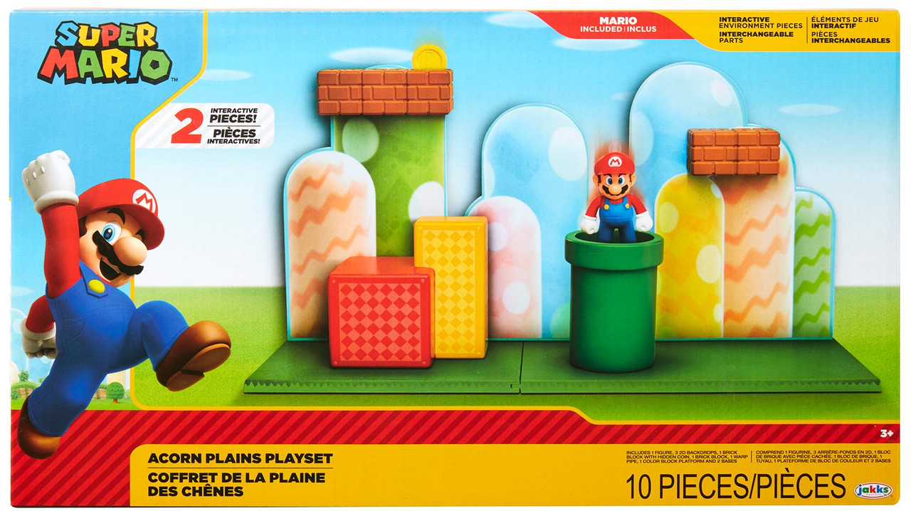 World of Nintendo Super Mario Playset 2.5 inch