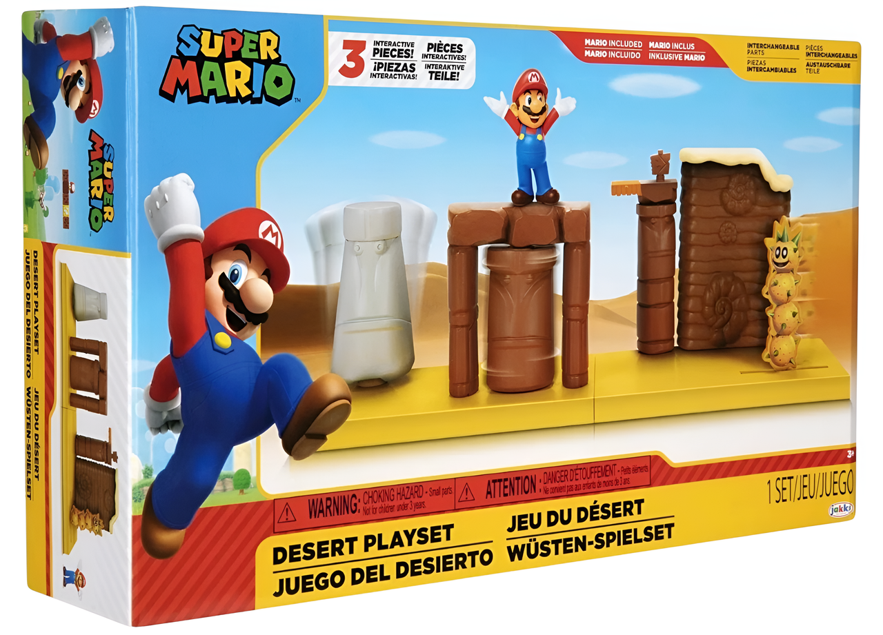 World of Nintendo Super Mario Playset 2.5 inch