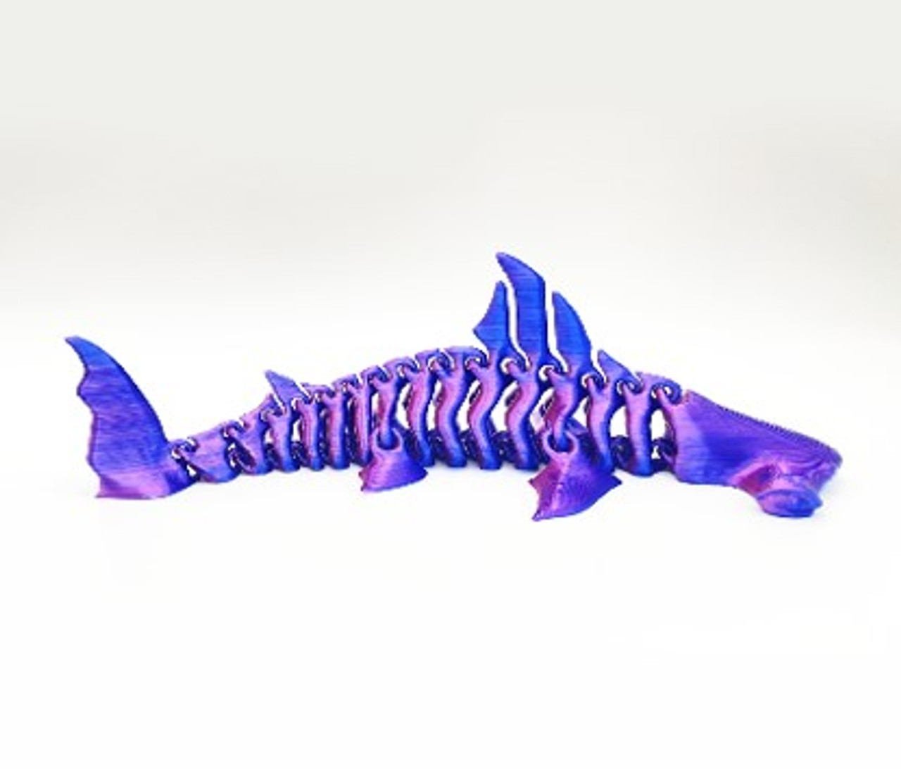 3D Printed Fidget 17cm - Purple Hammerhead 3D Printed Fidget 17cm - Purple Hammerhead