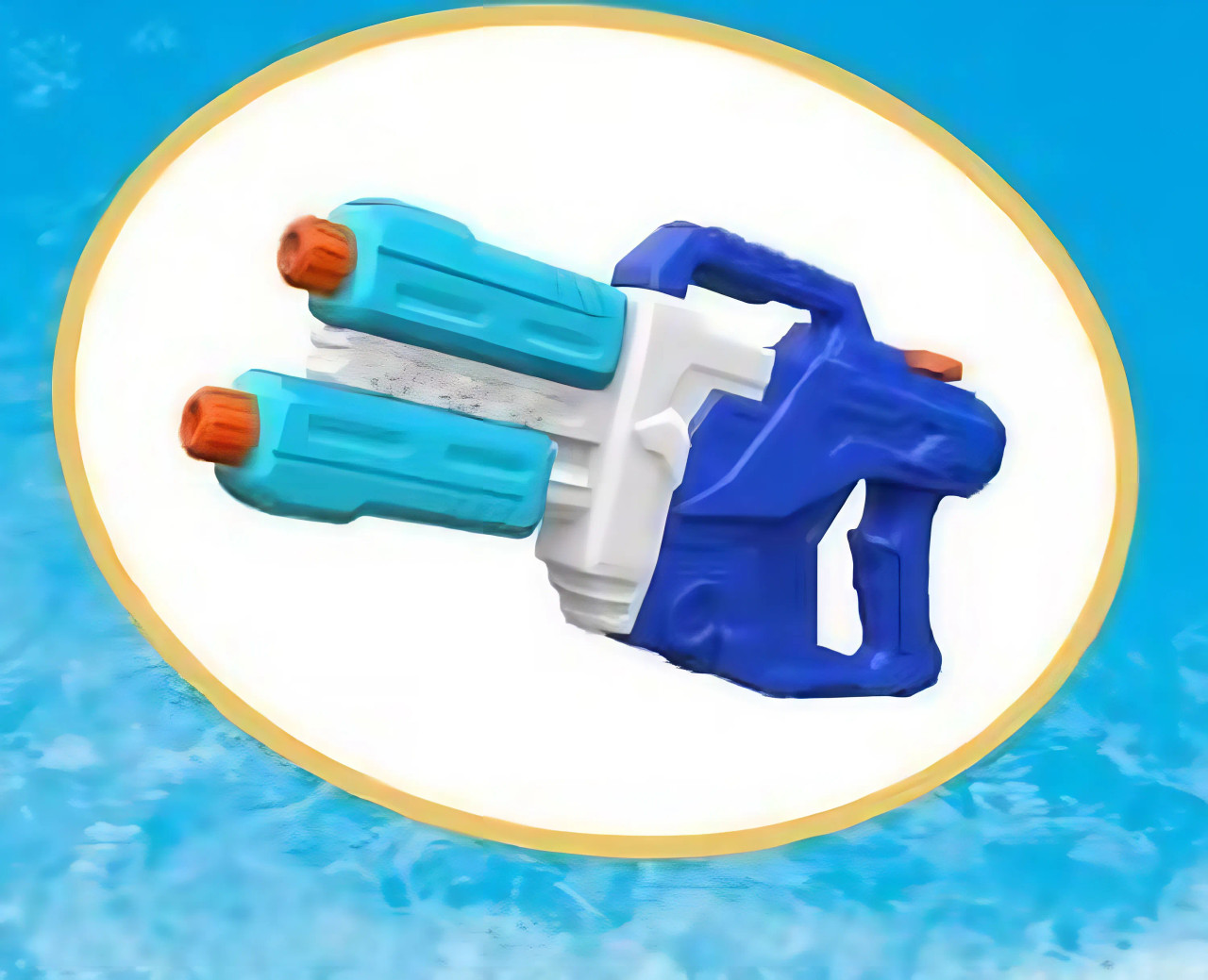 Double Nozzle Pumping Water Blaster 50cm