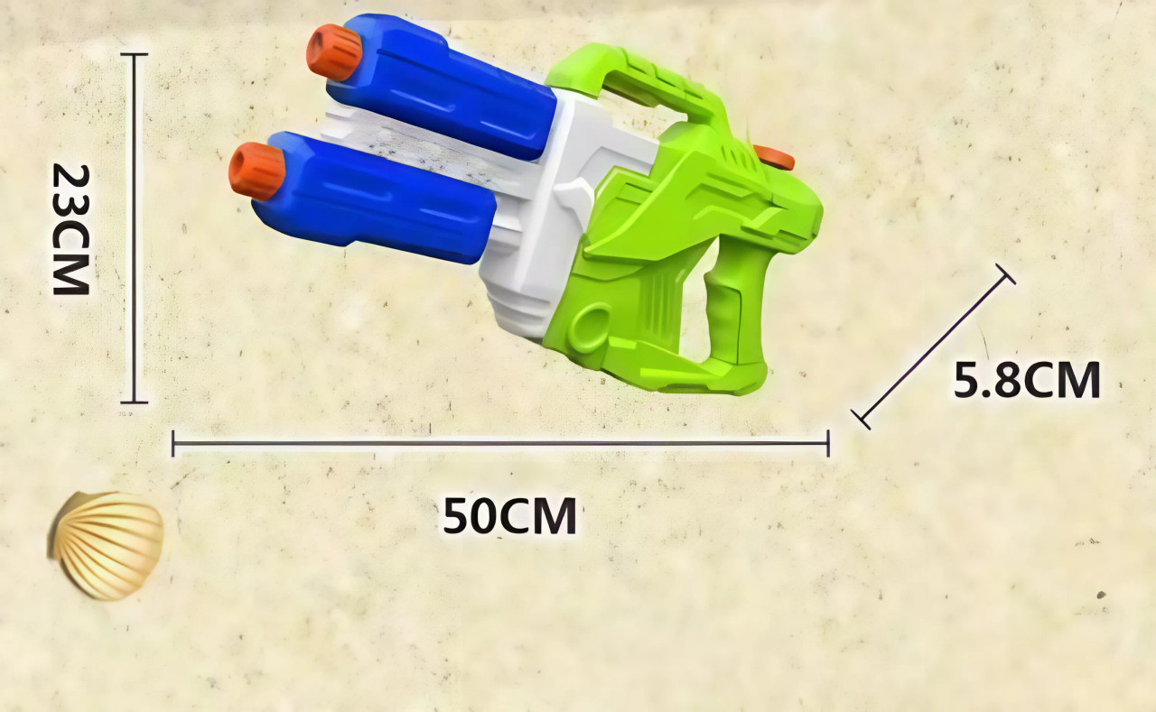 Double Nozzle Pumping Water Blaster 50cm