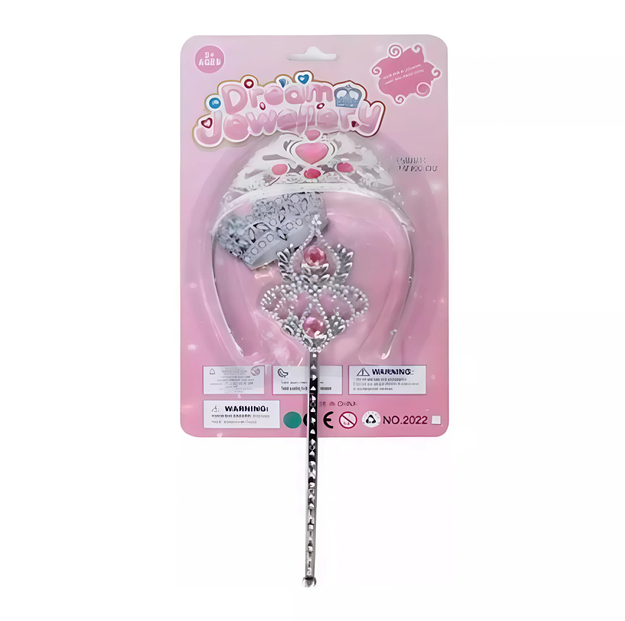 Dreamers Pink Crown & Wand Set Dreamers Pink Crown & Wand Set