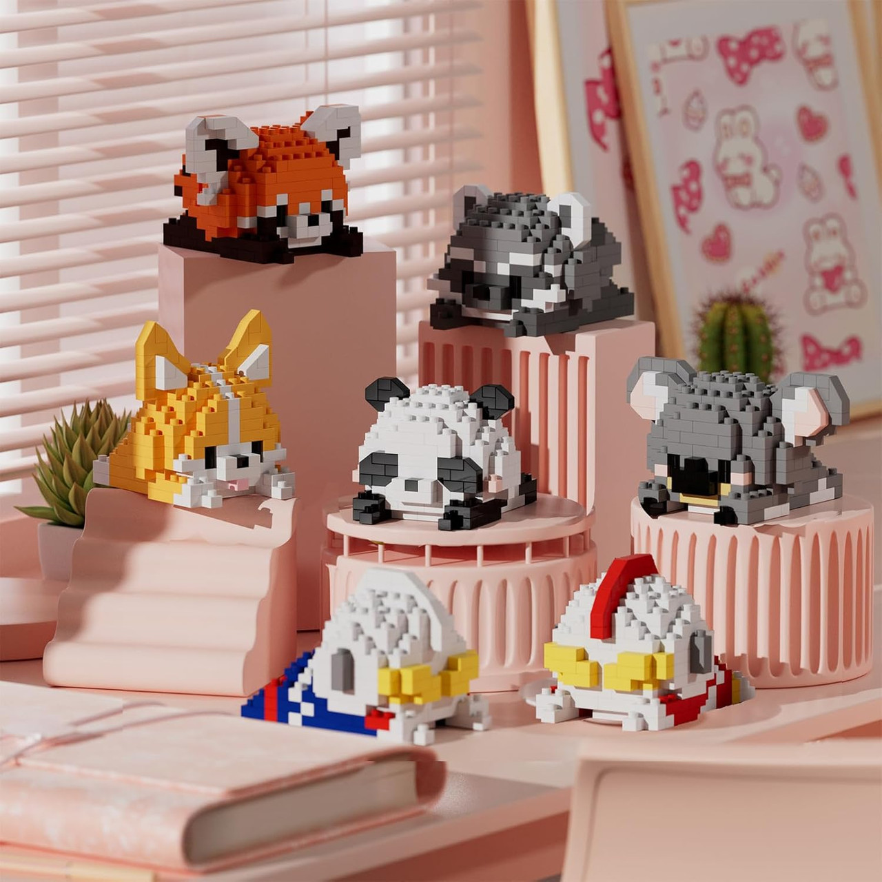 Cute Animal Building Blocks - Corgi