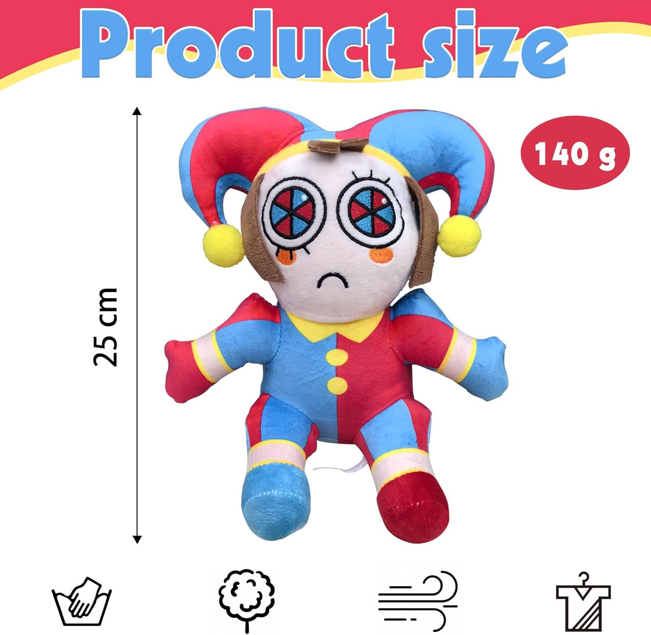 The Amazing Digital Circus Pomni Plush 10 inch The Amazing Digital Circus Pomni Plush 10 inch