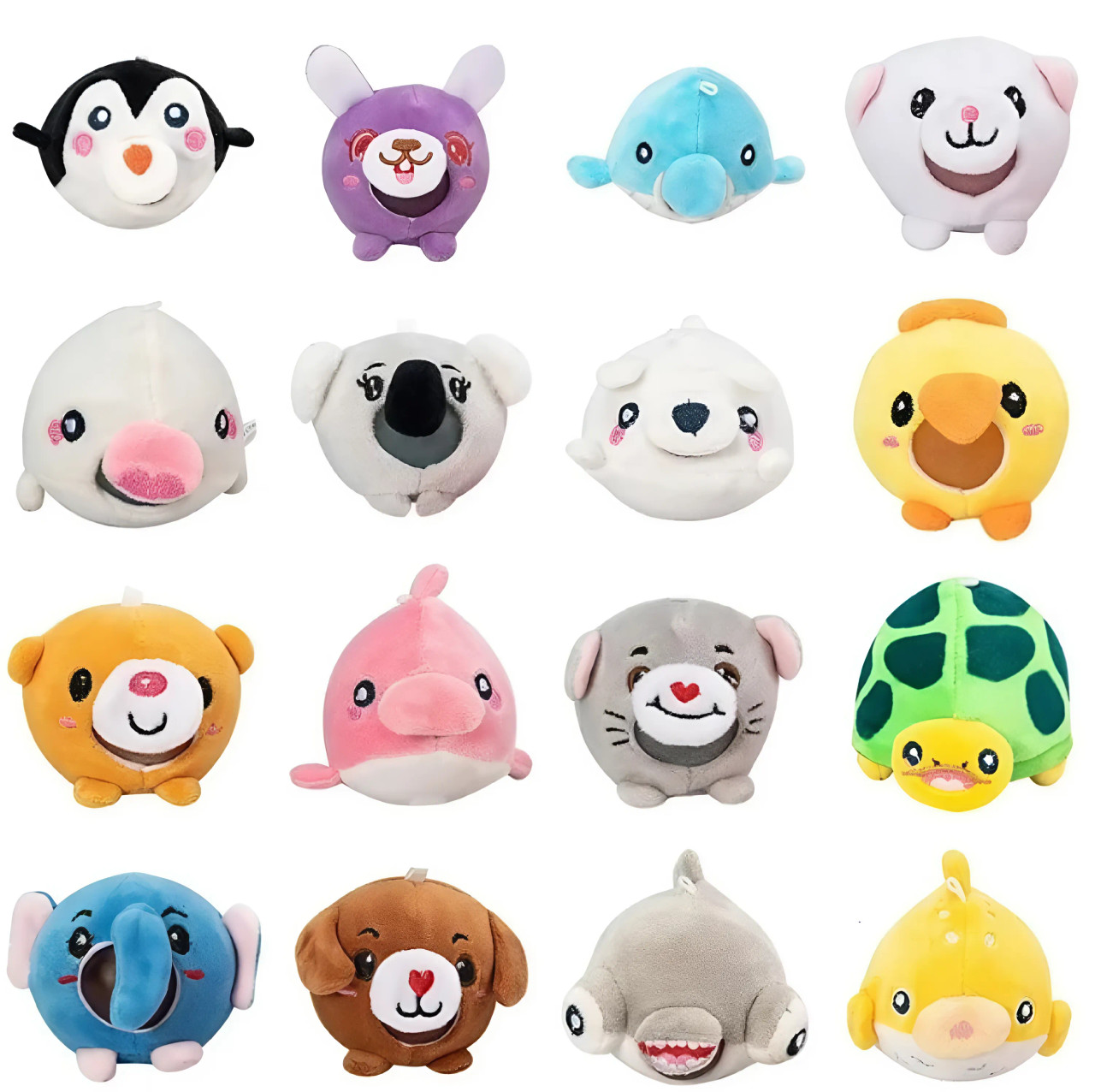 Animal Squeeze Ball Keychain 7cm Animal Squeeze Ball Keychain 7cm
