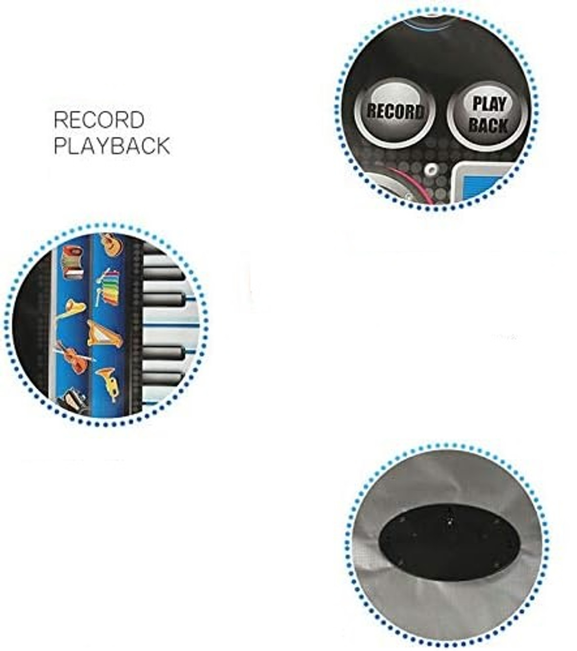 2-in-1 Music Jam Playmat with Drums & Keyboard 2-in-1 Music Jam Playmat with Drums & Keyboard