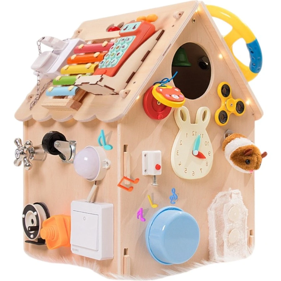 Wooden Mega Toodler Play Busy House