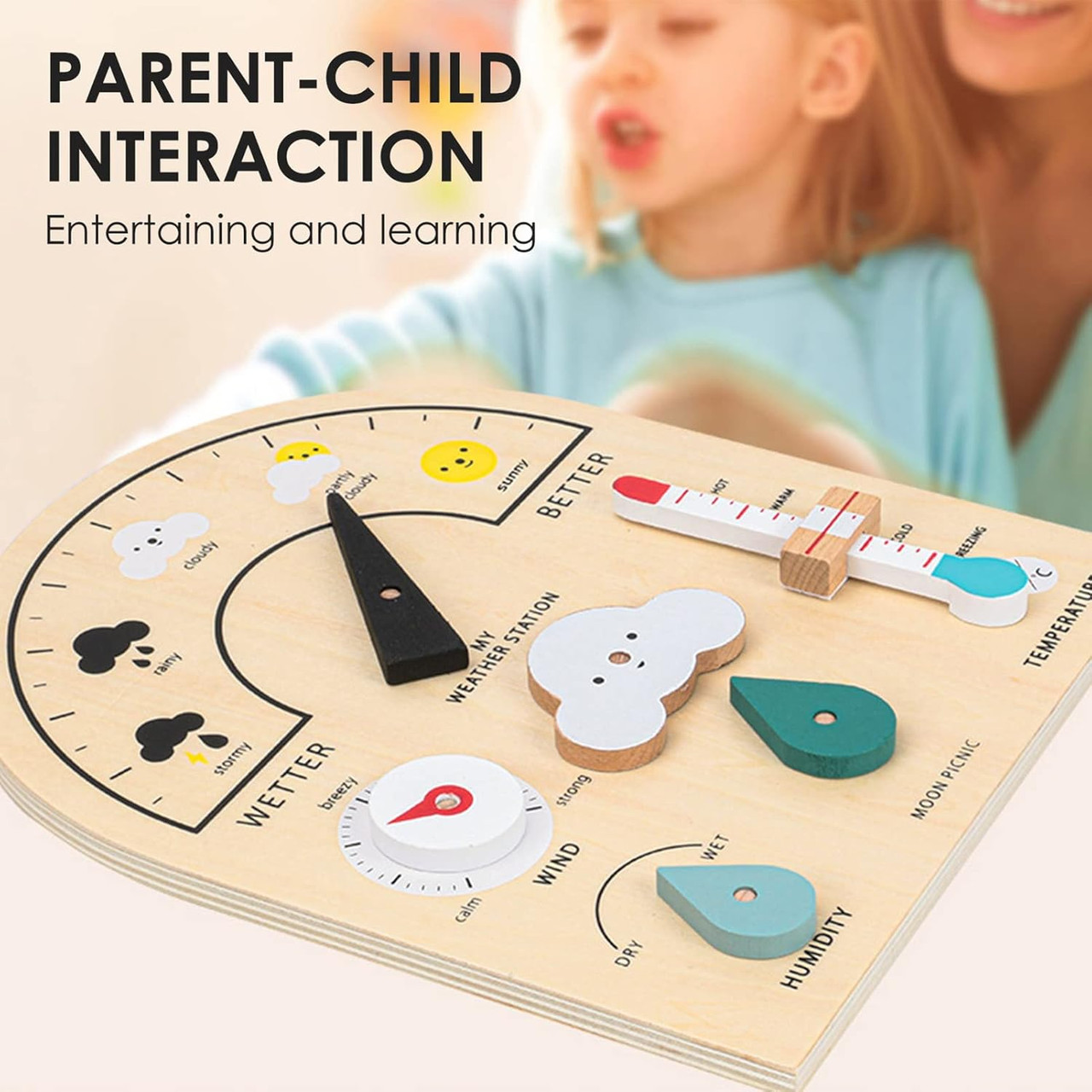 Wooden Play Weather Station
