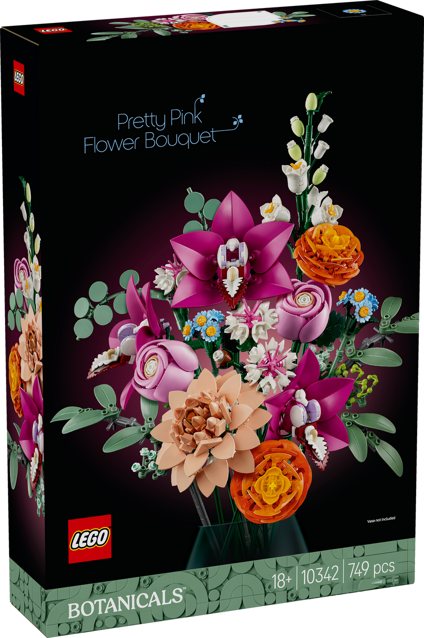 LEGO Botanicals Pretty Pink Flower Bouquet 10342 LEGO Botanicals Pretty Pink Flower Bouquet 10342