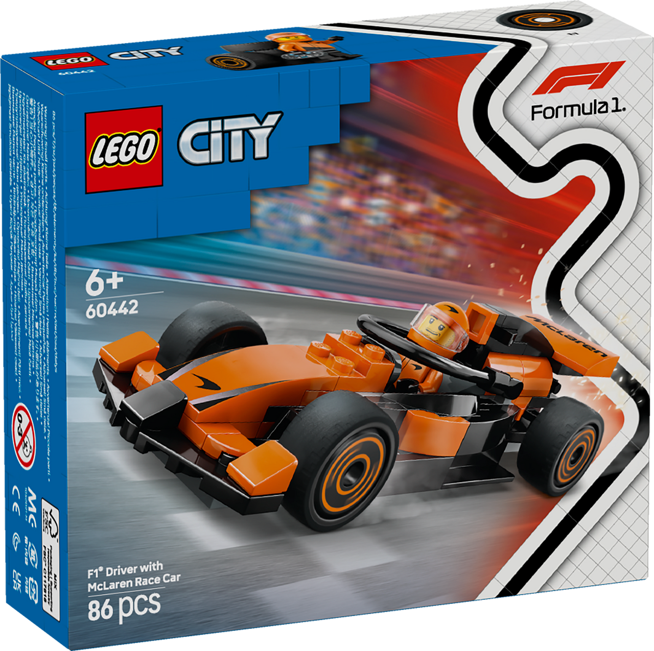 LEGO City F1 Driver with McLaren Race Car 60442