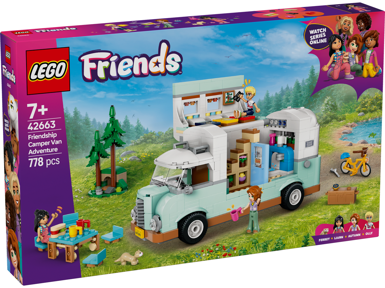 LEGO Friends Friendship Camper Van Adventure 42663 LEGO Friends Friendship Camper Van Adventure 42663