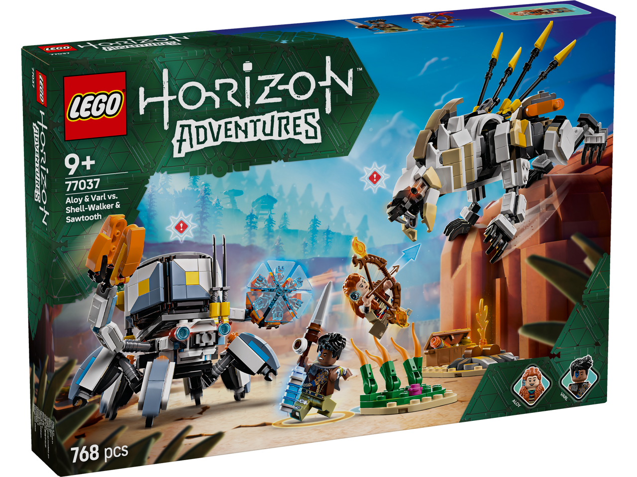 LEGO Horizon Adventures Aloy & Varl vs. Shell-Walker & Sawtooth 77037