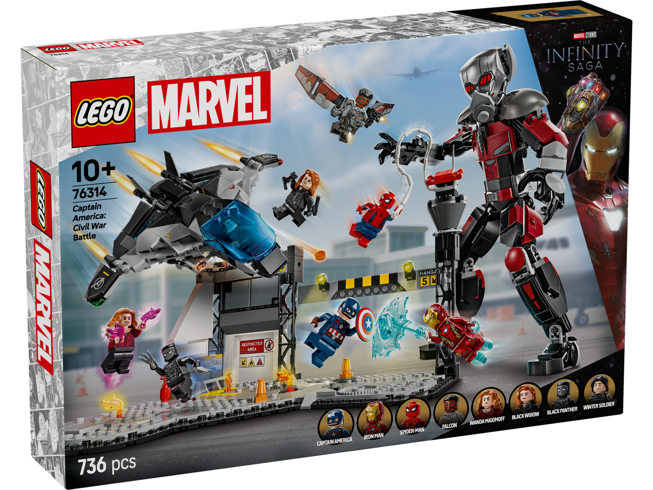 LEGO Marvel Captain America: Civil War Action Battle 76314