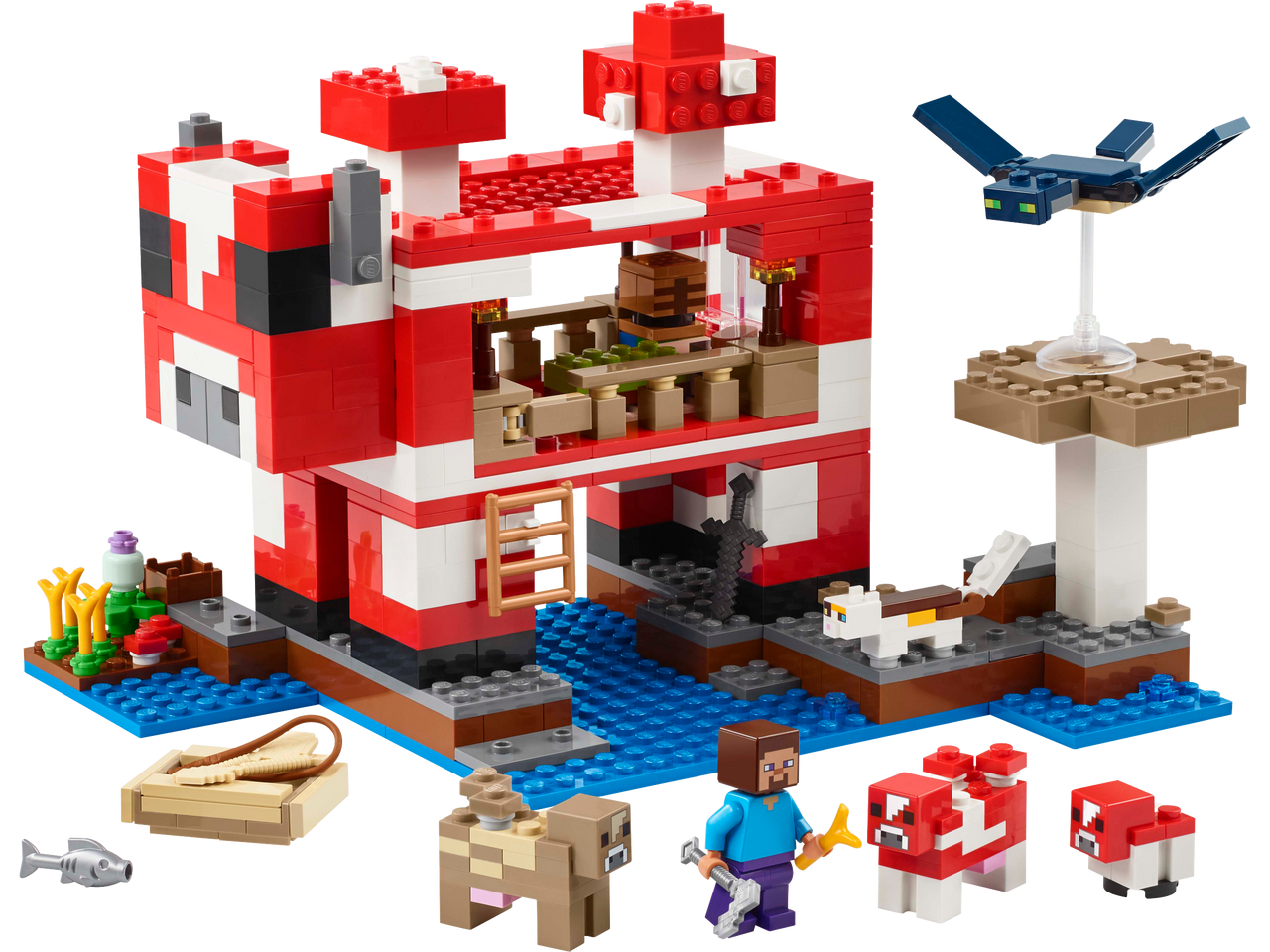 LEGO Minecraft The Mooshroom House 21270 LEGO Minecraft The Mooshroom House 21270