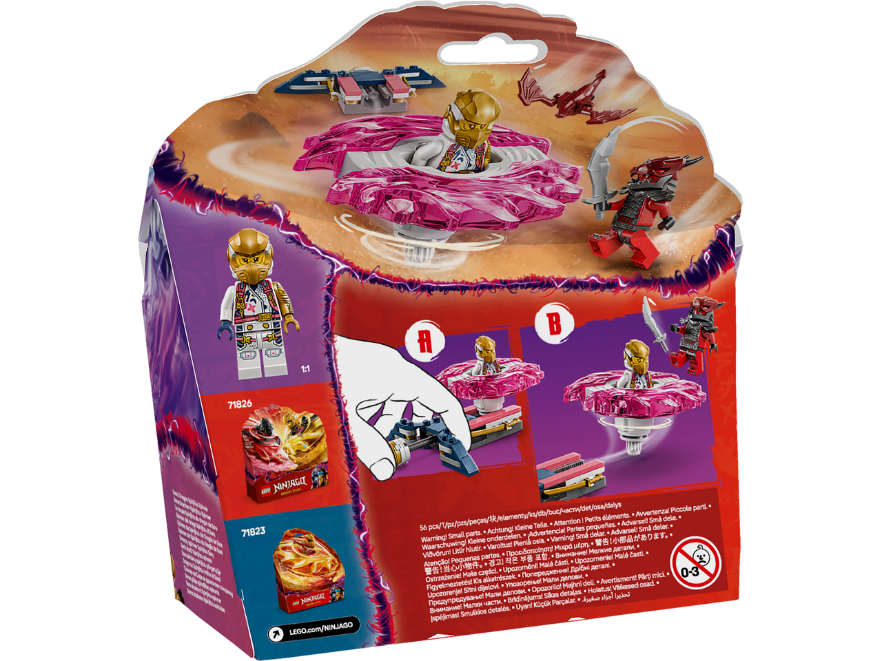 LEGO Ninjago Sora's Dragon Spinjitzu Spinner 71824