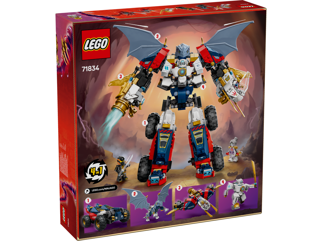 LEGO Ninjago Zane's Ultra Combiner Mech 71834 LEGO Ninjago Zane's Ultra Combiner Mech 71834
