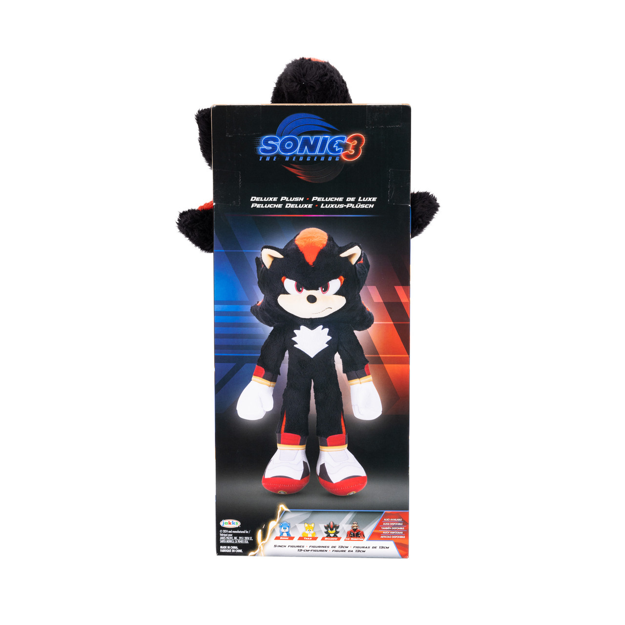 Sonic 3 Movie 13 inch Deluxe Plush - Shadow
