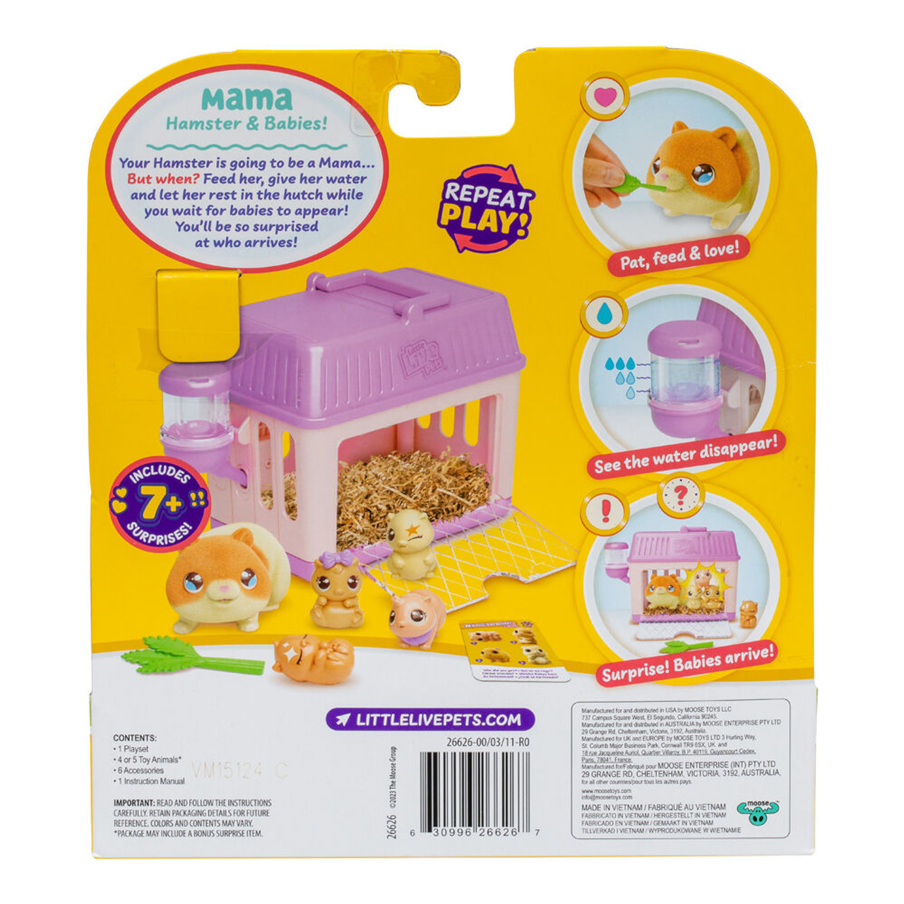 Little Live Pets Mama Surprise Sereis 4 Mini Playset