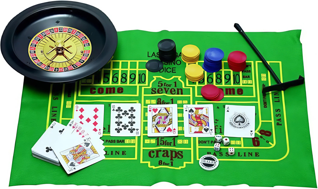 5 Game Poker Set
