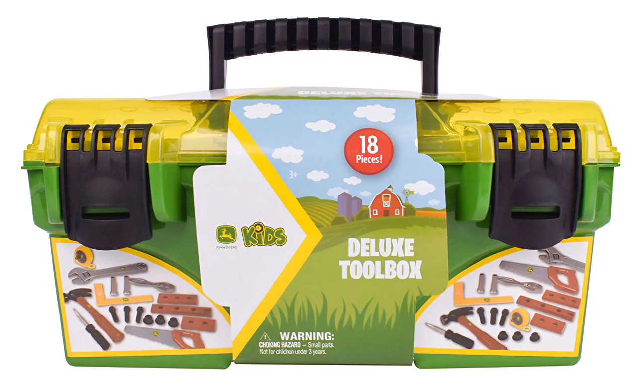 John Deere 18 Piece Deluxe Tool Box