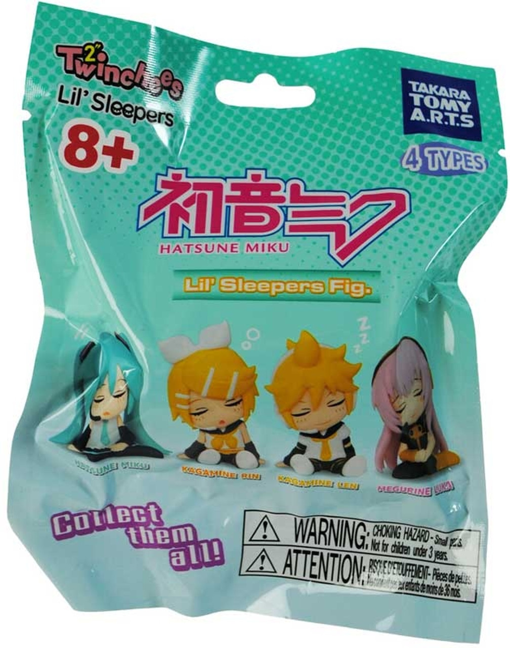 Twinchees Lil Sleepers Miku Hatsune Mini Figures