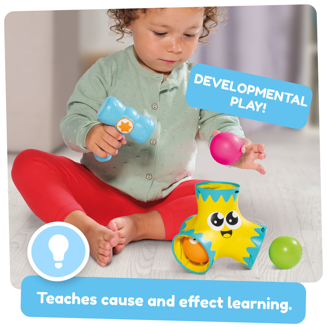 Toomies Bash & Pop Ball Popping Learning Toy Toomies Bash & Pop Ball Popping Learning Toy