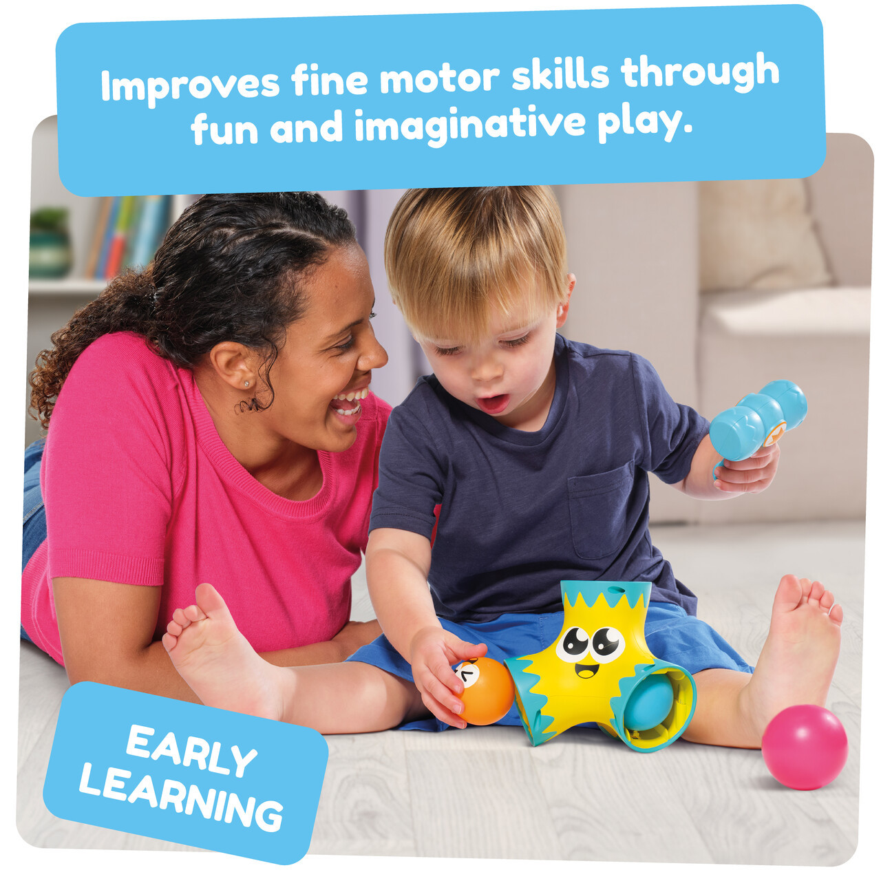 Toomies Bash & Pop Ball Popping Learning Toy Toomies Bash & Pop Ball Popping Learning Toy