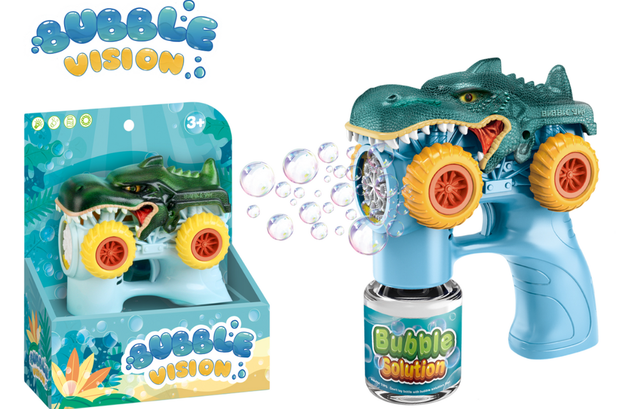 8 Holes Dino Bubble Blaster