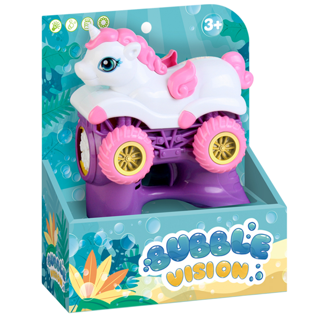 8 Holes Unicorn Bubble Blaster