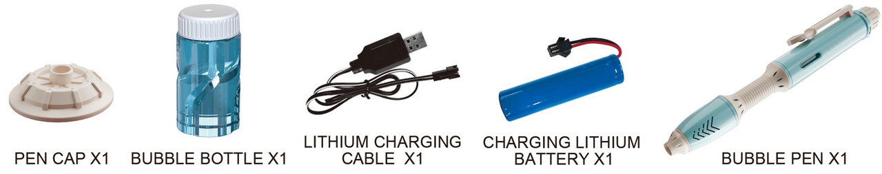 2-in-1 Light Up Magic Bubble Pen