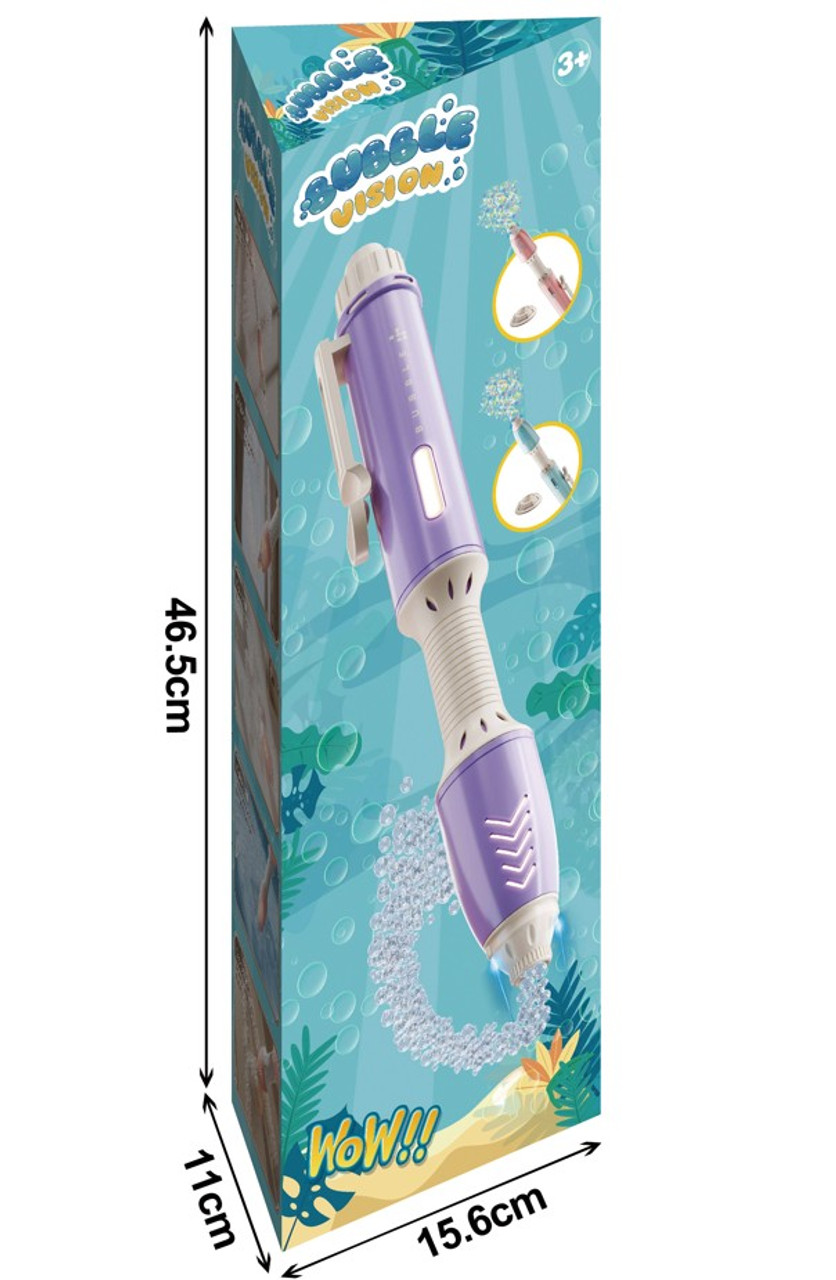 2-in-1 Light Up Magic Bubble Pen